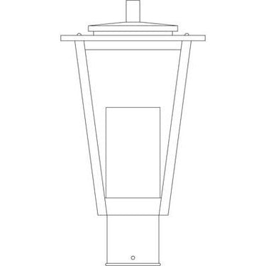 Arroyo Craftsman BRP-8 8" Brighton Post Mount