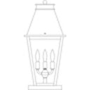 Arroyo Craftsman CRC-10 10" Croydon Column Mount