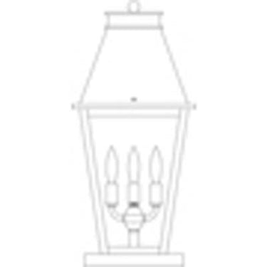 Arroyo Craftsman CRC-10 10" Croydon Column Mount