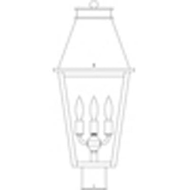 Arroyo Craftsman CRP-10 10" Croydon Post Mount