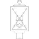 Arroyo Craftsman EXP-9 9" Exeter Post Mount