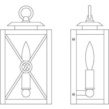 Arroyo Craftsman EXS-6 6" Exeter Sconce