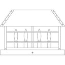 Arroyo Craftsman HAC-16 16" Hampton Colomn Mount