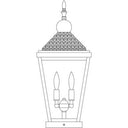 Arroyo Craftsman LAC-9 9 Lancaster Column Mount