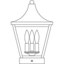 Arroyo Craftsman NAC-10 10" Nantes Column Mount