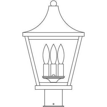 Arroyo Craftsman NAP-10 10" Nantes Post Mount