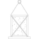 Arroyo Craftsman NOC-8 8" Nottingham Column Mount