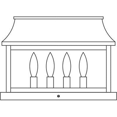 Arroyo Craftsman PRC-15 15" Providence Column Mount