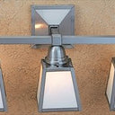 AS-3 Arroyo Craftsman A-Line Three Light Wall/Bath Sconce with Empty Overlay - Crescent Harbor