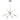 Asha 5 Light Chandelier in Brushed Nickel 5