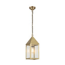 Ashford Pendant shown in the Antique Brass finish with a Clear shade - 9522-AB-CL 1