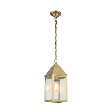 Ashford Pendant shown in the Antique Brass finish with a Clear shade - 9522-AB-CL 1