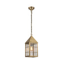 Ashford Pendant shown in the Antique Brass finish with a Clear shade - 9522-H-AB-CL 1