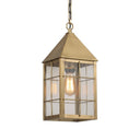 Ashford Pendant shown in the Antique Brass finish with a Clear shade - 9522-H-AB-CL