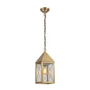 Ashford Pendant shown in the Antique Brass finish with a Clear shade - 9522-X-AB-CL 1