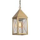 Ashford Pendant shown in the Antique Brass finish with a Clear shade - 9522-X-AB-CL