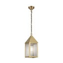 Ashford Pendant shown in the Antique Brass finish with a Seedy shade - 9522-AB-SDY 1
