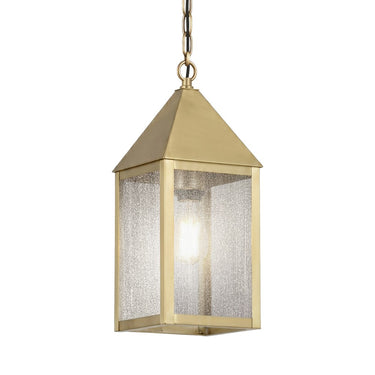 Ashford Pendant shown in the Antique Brass finish with a Seedy shade - 9522-AB-SDY