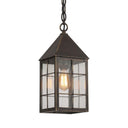 Ashford Pendant shown in the Bronze finish with a Clear shade - 9522-H-BZ-CL