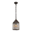 Ashford Pendant shown in the Bronze finish with a Clear shade - 9522-X-BZ-CL 1