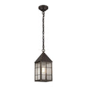 Ashford Pendant shown in the Bronze finish with a Seedy shade - 9522-H-BZ-SDY 1