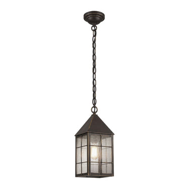 Ashford Pendant shown in the Bronze finish with a Seedy shade - 9522-H-BZ-SDY 1