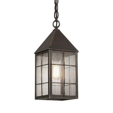 Ashford Pendant shown in the Bronze finish with a Seedy shade - 9522-H-BZ-SDY