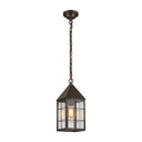 Ashford Pendant shown in the Dark Brass finish with a Clear shade - 9522-H-DB-CL 1