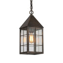 Ashford Pendant shown in the Dark Brass finish with a Clear shade - 9522-H-DB-CL