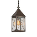 Ashford Pendant shown in the Dark Brass finish with a Clear shade - 9522-X-DB-CL