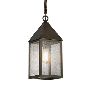 Ashford Pendant shown in the Dark Brass finish with a Seedy shade - 9522-DB-SDY