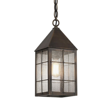 Ashford Pendant shown in the Dark Brass finish with a Seedy shade - 9522-H-DB-SDY