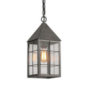 Ashford Pendant shown in the Gunmetal finish with a Clear shade - 9522-H-GM-CL