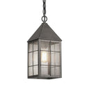 Ashford Pendant shown in the Gunmetal finish with a Seedy shade - 9522-H-GM-SDY