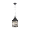Ashford Pendant shown in the Matte Black finish with a Seedy shade - 9522-X-BK-SDY 1