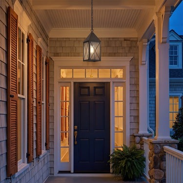 Ashford Pendant shown in the Matte Black finish with a Seedy shade - 9522-X-BK-SDY 3