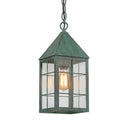 Ashford Pendant shown in the Verde Green finish with a Clear shade - 9522-H-VG-CL