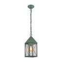 Ashford Pendant shown in the Verde Green finish with a Clear shade - 9522-X-VG-CL 1
