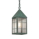 Ashford Pendant shown in the Verde Green finish with a Seedy shade - 9522-H-VG-SDY