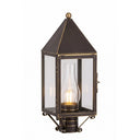 Ashford Post Lantern shown in the Bronze finish with a Clear shade - 9520-BZ-CL-C
