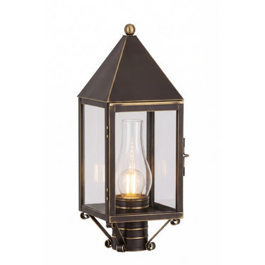 Ashford Post Lantern shown in the Bronze finish with a Clear shade - 9520-BZ-CL-C