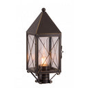Ashford Post Lantern shown in the Bronze finish with a Clear shade - 9520-X-BZ-CL-C