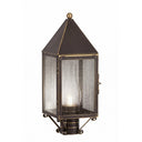 Ashford Post Lantern shown in the Bronze finish with a Seedy shade - 9520-BZ-SDY-C