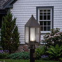 Ashford Post Lantern shown in the Dark Brass finish with a Seedy shade - 9520-DB-SDY-C 2