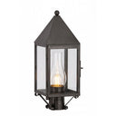 Ashford Post Lantern shown in the Gunmetal finish with a Clear shade - 9520-GM-CL-C