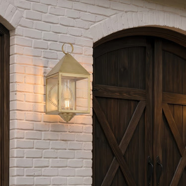 Ashford Sconce shown in the Antique Brass finish with a Clear shade - 9511-AB-CL-C 2