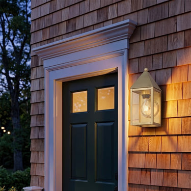 Ashford Sconce shown in the Antique Brass finish with a Clear shade - 9521-AB-CL 2
