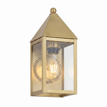 Ashford Sconce shown in the Antique Brass finish with a Clear shade - 9521-AB-CL