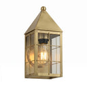Ashford Sconce shown in the Antique Brass finish with a Clear shade - 9521-H-AB-CL