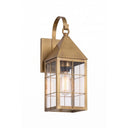 Ashford Sconce shown in the Antique Brass finish with a Clear shade - 9521P-H-AB-CL